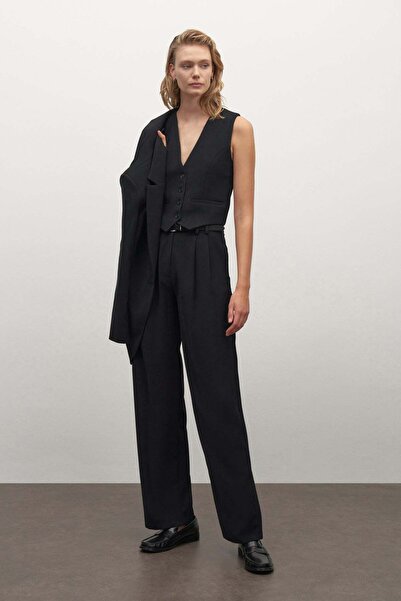 Mathilda Store Kadın Siyah Special Edition Palazzo Pantolon