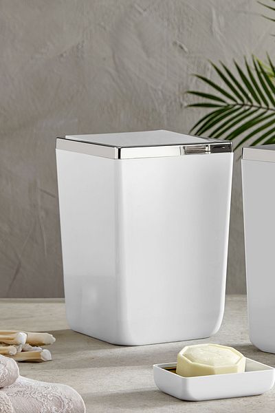 Prima Nova Κάδος απορριμμάτων 6 Lt White Tuscany