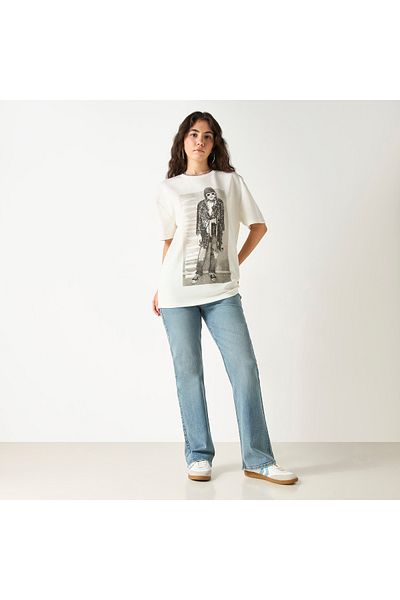 SP Characters CHR L OVERSIZED NEOPRENE GRAPHIC T SHIRT