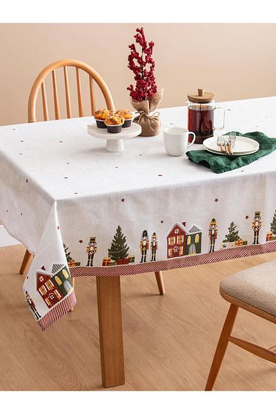 LC Waikiki Home Nutcracker Printed Tablecloth 150X200 cm