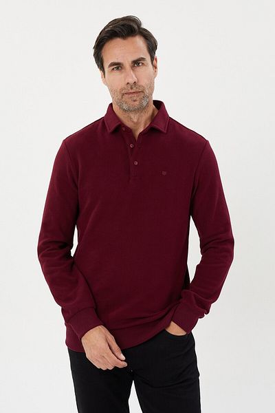 Tony Montana Φούτερ Tony Classics Velvet Polo Collar - KS-1491