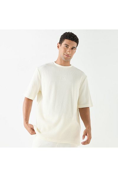 Kappa Textured Crew Neck T-shirt With Short Sleeves