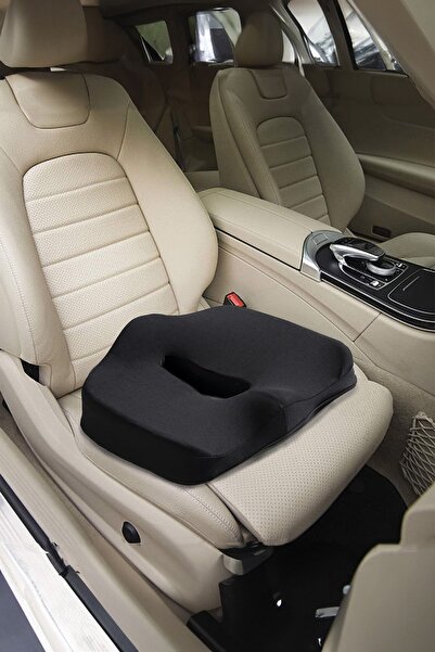 BLACK DEER Posture Cushion Orthopedic Memory Upright Sitting Cushion Memory Foam Cushion for Sitting Zone Problems