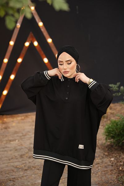 MİMİ Luxury Wear Γυναικεία αθλητική φόρμα 100% Cotton Bottom Top Γυναικεία Σετ Hijab
