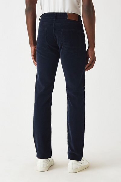 Bisse Αθλητικό ανδρικό παντελόνι Navy Blue Velvet με 5 τσέπες