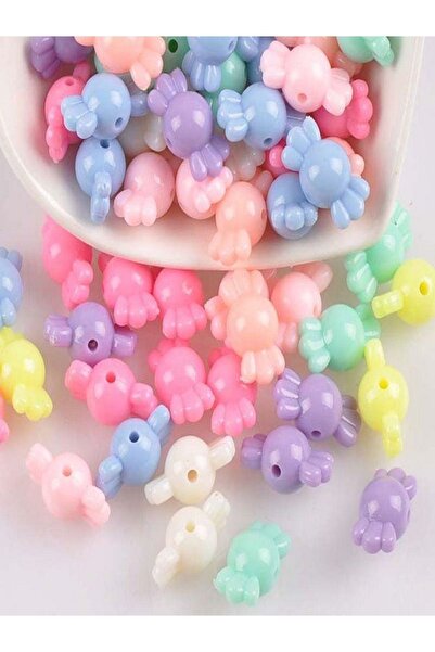 312 KONSEPT 50 de bucăți de bomboane acrilice pentru sărbătoare - mărgele în ...