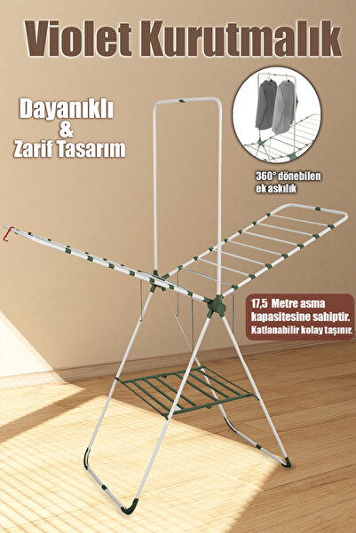 Perilla 17042 Çamaşır Kurutmalığı Kurutma Askısı Metal Kurutmalık