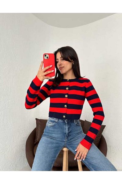 MODASPARK Women's Premium Crop Cardigan