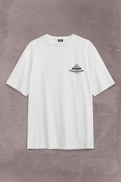Kendim Seçtim Leyla Ile Mecnun Am I Such A Person Tricou supradimensionat cu imprimeu în spate în față Tricou unisex
