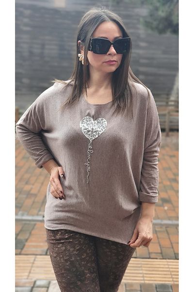 Park Moda ΓΥΝΑΙΚΕΙΑ ΠΟΥΛΙΑ ΚΕΝΤΗΤΑ ΚΑΡΔΙΑ ΛΕΠΤΑ ΠΛΕΚΤΑ ΙΤΑΛΙΚΗ ΜΠΛΟΥΖΑ