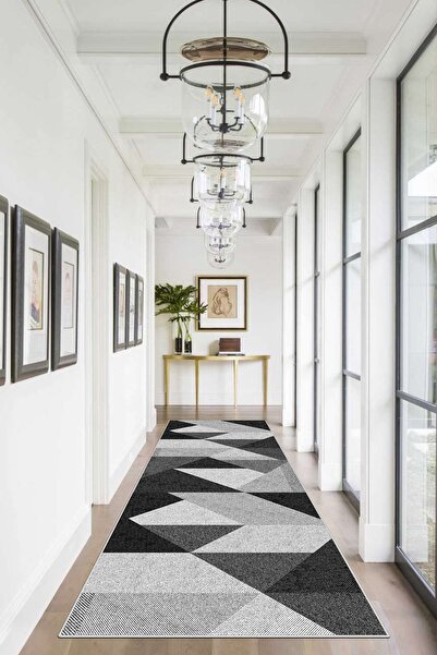 Confidence Home قاعدة قابلة للغسل في الغسالة ومضادة للانزلاق ومقاومة للبقع وقطع سجادة المطبخ الحديثة