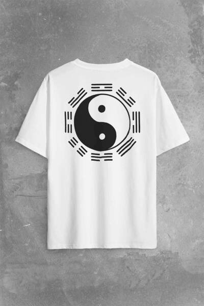 Kendim Seçtim Crno-bela Ying Yang Pokemon minimalna majica unisex Štampano Ov...