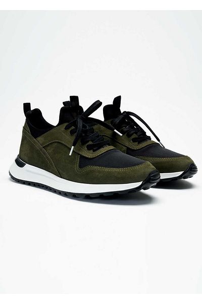 Boris Becker Khaki Color Sneakers