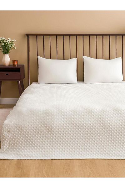 LC Waikiki Lcw Home Welsoft Bud Patterned Double Blanket 200X220 cm