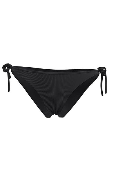 Decathlon Olaian Γυναικείο String Bikini Bottom - Μαύρο - Υφή - Sofy