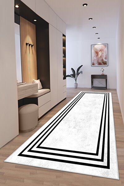 Confidence Home Machine washable non-slip base stain-resistant modern cutting runner kitchen runner carpet runner