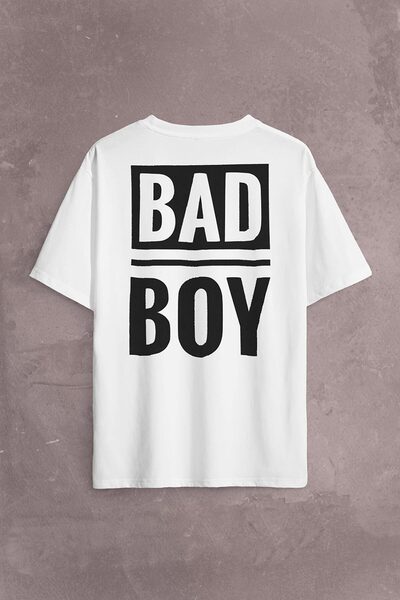 Kendim Seçtim Bad Boy Badboy Playboy Bad Naughty Boy Prednja i zadnja strana ...