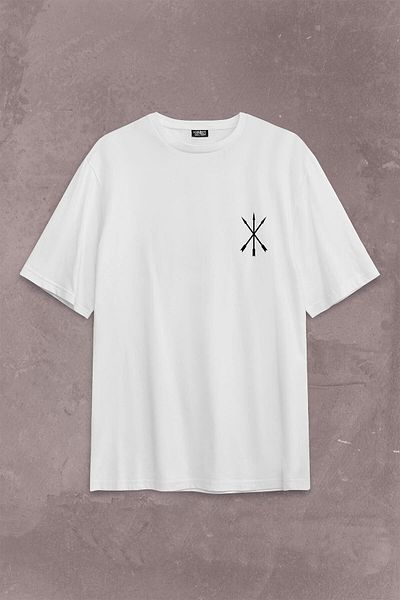 Kendim Seçtim Μπλουζάκι Unisex Oversize - Adygea Circassian Flag, Adygea Circassian Flag, Τυπωμένο πίσω μπροστά