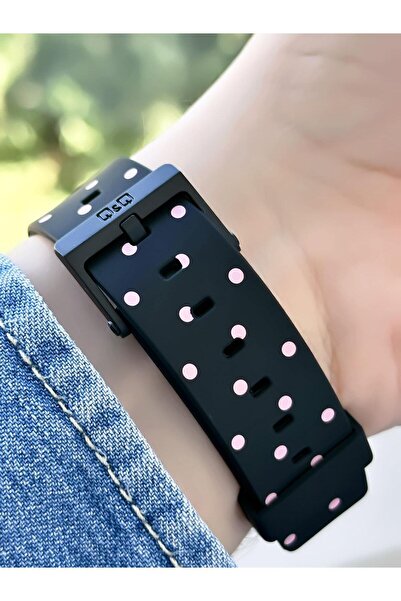 Q&Q Unisex Waterproof Plastic Cord Wrist Watch