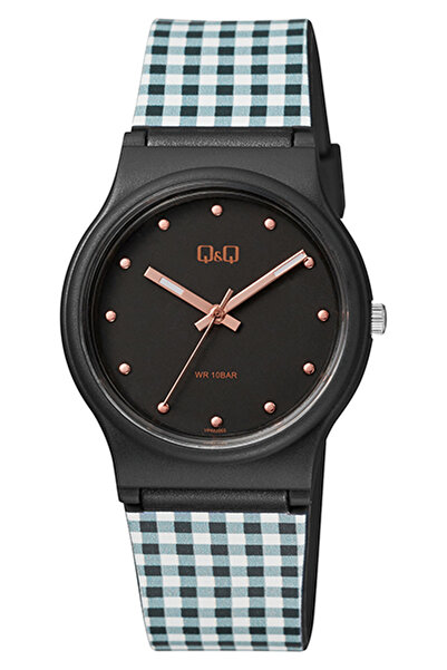 Q&Q Unisex Waterproof Plastic Cord Wrist Watch