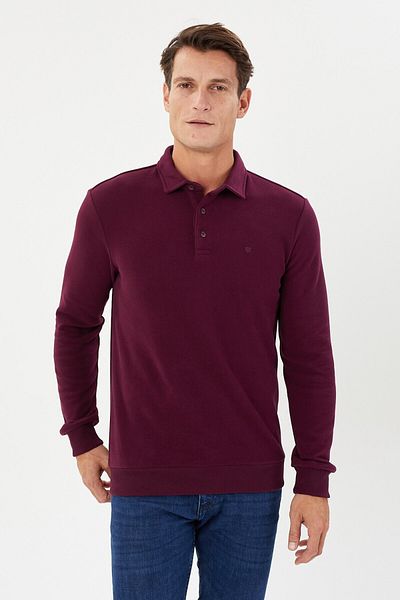 Tony Montana Φούτερ Tony Classics Velvet Polo Collar - KS-1491