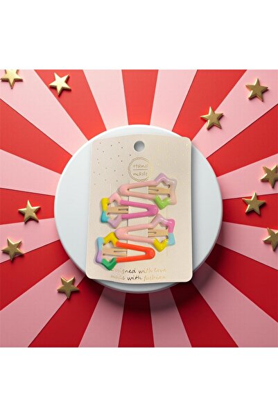 The Cloudish Shop Set de catarame pentru fetiță de culoare pastel - 4 bucăți ...