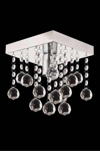 İstanbul Avize Paslanmaz Piramit Tekli Avize