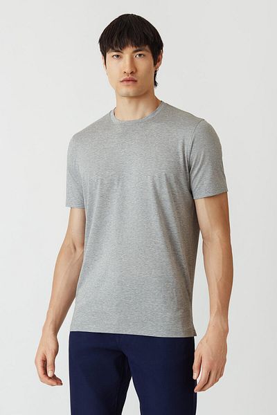 Bisse Ανδρικό μπλουζάκι Suprem Crew Neck Grey