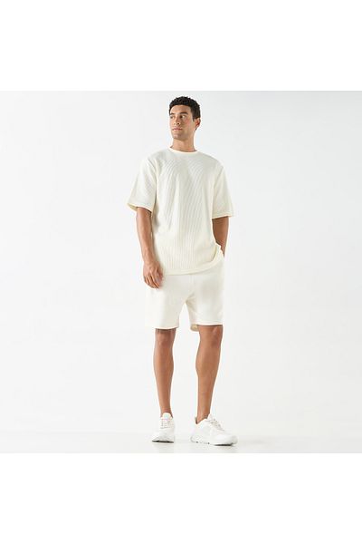 Kappa Textured Crew Neck T-shirt With Short Sleeves