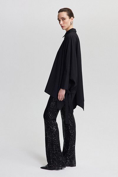 Touché Privé CAMASA OVERSIZE CU DETALIU DE LEGATURA