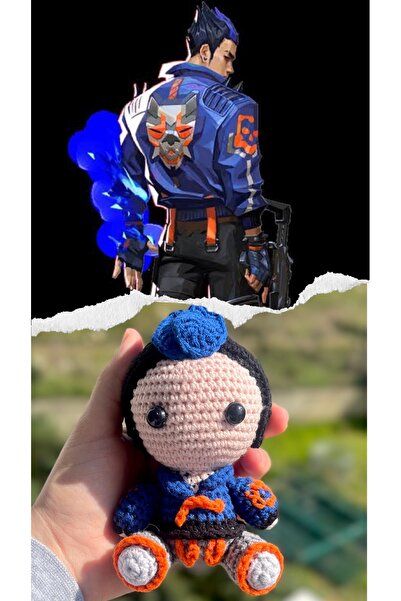 KayNal Valorant Ajanı Örgü Oyuncak Amigurumi
