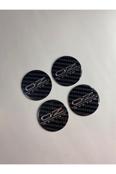 OTOMOR AKSESUAR Oz Racing 60mm Carbon-Red Sticking Label - Rim Logo Emblem