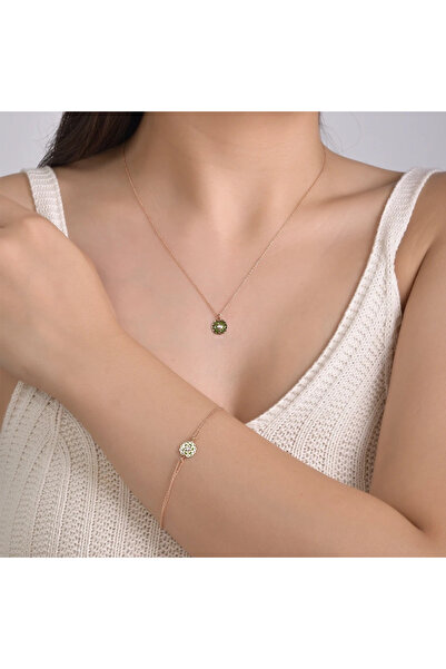 Ariş Pırlantalı Kalp Çakrası (Anahata) Kolye