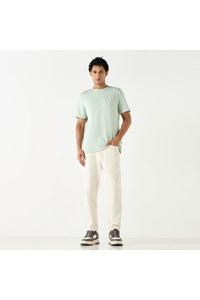 Lee Cooper Printed Crew Neck T-shirt With Short Sleeves