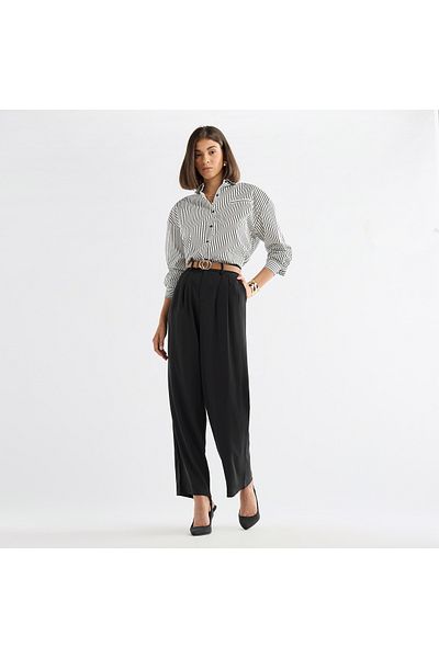 FAV PANTS WITH METALLIC CHAIN