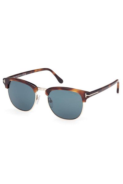 Tom Ford Tomford Unisex Sunglasses Tf248 Henry 53V 51-20, Square Brown Frame