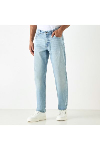 Lee Cooper Straight Cut Jeans With Pockets
