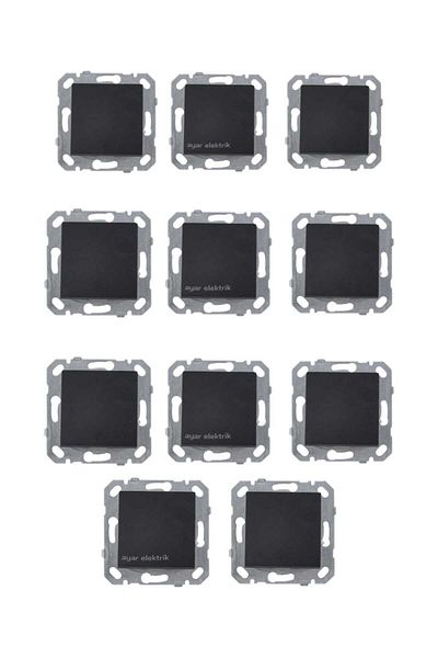 Netelsan Byobu Black Single Switch 11 Pieces Excluding Frame