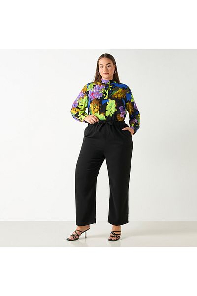 Ulla Popken WAIST TIE UP PANTS