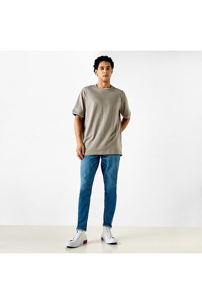 Lee Cooper Skinny Fit Mid-rise Jeans With Pockets