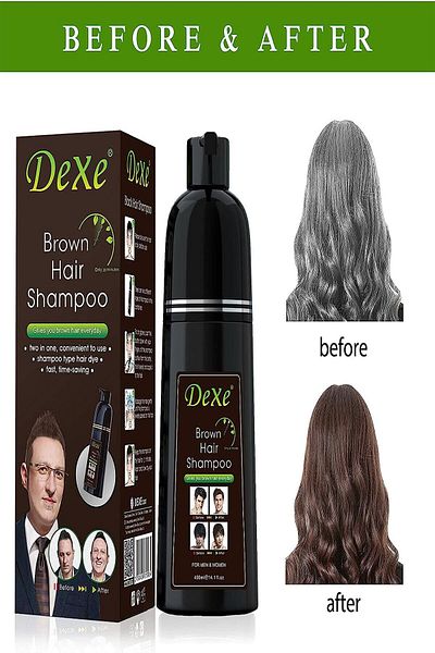 pasajdanal Dark Chestnut Shampoo for White Hair 400 ml