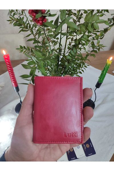 Lutti Snap Button Wallet Folding to Crazy Leather Type 3