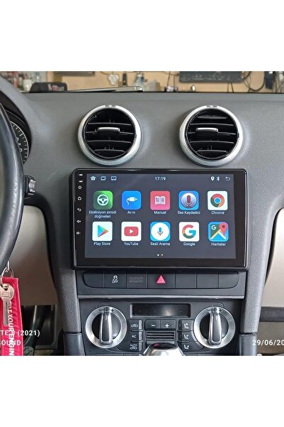 navicars AUDİ A3 ANDROİD CARPLAY MULTİMEDYA 4 RAM 64 HAF. QLED AHD KAMERA UYUMLU