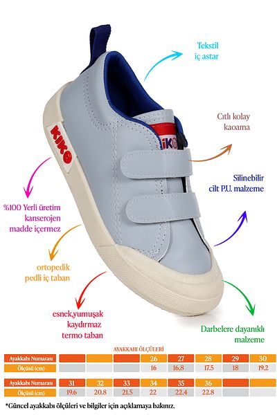 KARAMAZI Pantofi sport casual pentru băieți Suba Velcro Thermo Sole