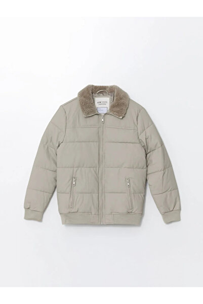 LC Waikiki Palton puf pentru băiat LCW Vision Beige