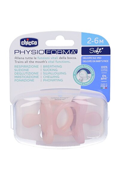 Chicco Physioforma Soft Damaklı Silikon Emzik 2-6 Ay Ikili