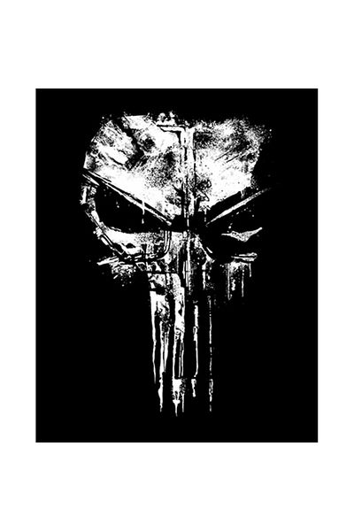 Z zepplin Punisher Space Patch mare pentru spate