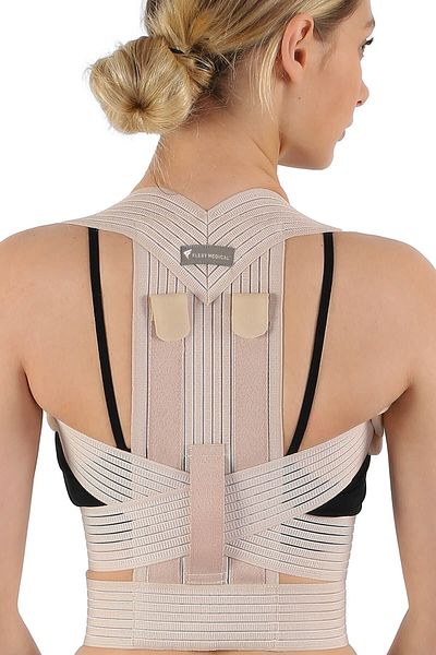 Flexy Medical Upright Posture Corset - Orthopedic Underwire Corset - Waist, Back, Shoulder Posture - Humpback Prevention