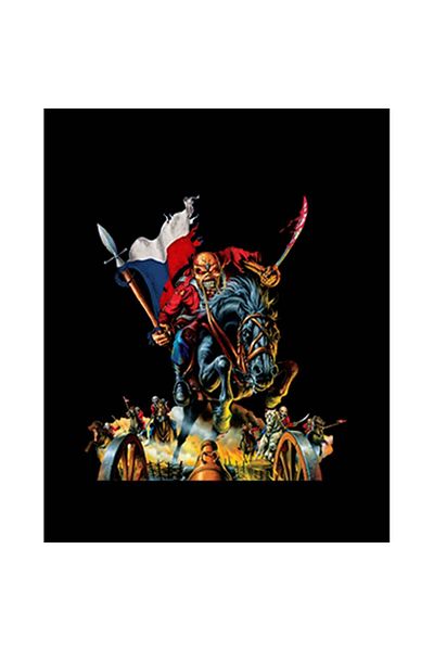 Z zepplin Iron Maiden Warriors Patch mare pentru spate