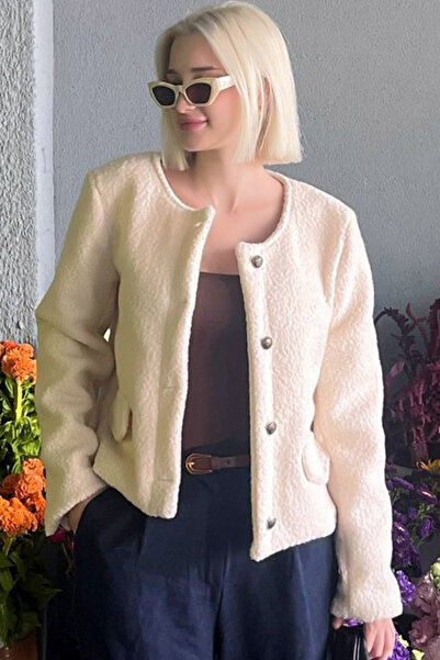 Ottawe Regular Fit Buklet Triko Uzun Kol Düğme Kapamalı Cep Detaylı Rahat Kıs...